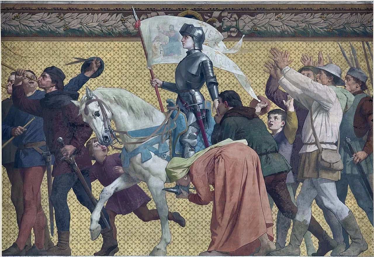 Affreschi con storie di Giovanna d'Arco - Ingresso di Giovanna d'Arco, Pantheon, Parigi